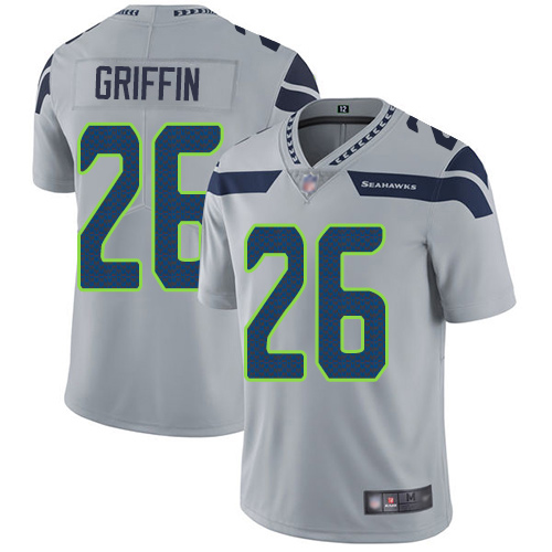 Seattle Seahawks Limited Grey Men Shaquill Griffin Alternate Jersey NFL Football #26 Vapor Untouchable
